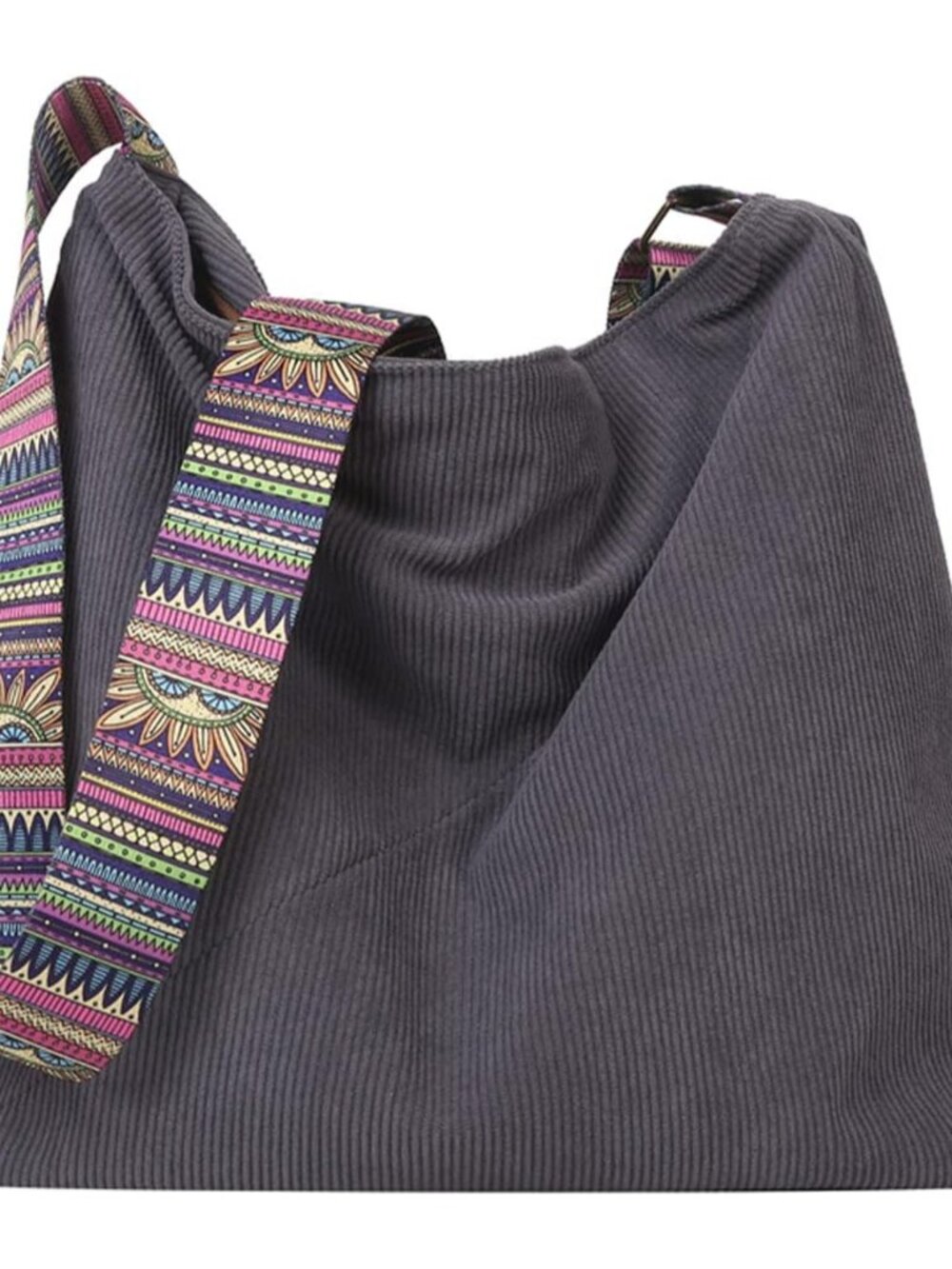 Women Corduroy Tote Bag Large Shoulder Hobo Bag for Women
